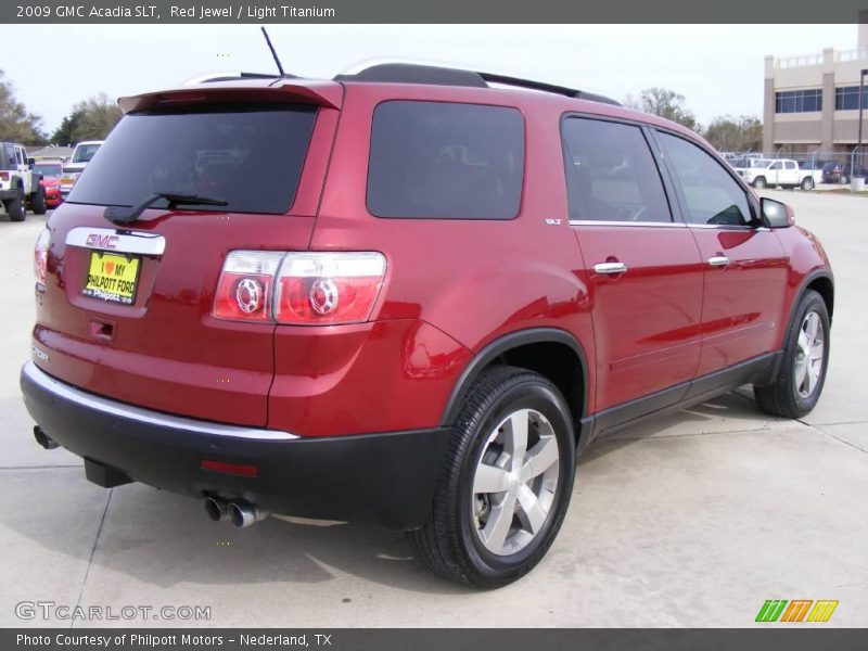 Red Jewel / Light Titanium 2009 GMC Acadia SLT