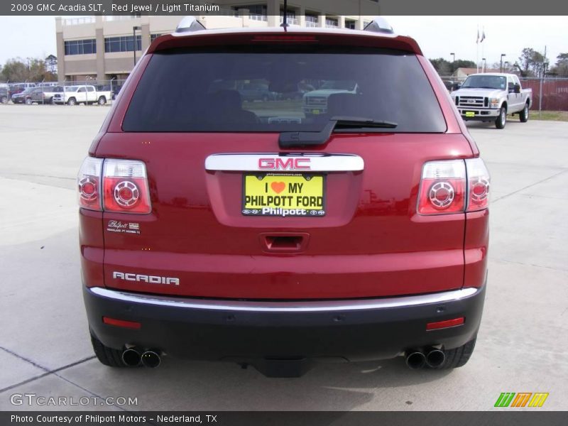 Red Jewel / Light Titanium 2009 GMC Acadia SLT