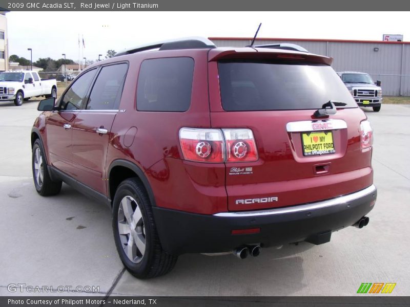 Red Jewel / Light Titanium 2009 GMC Acadia SLT