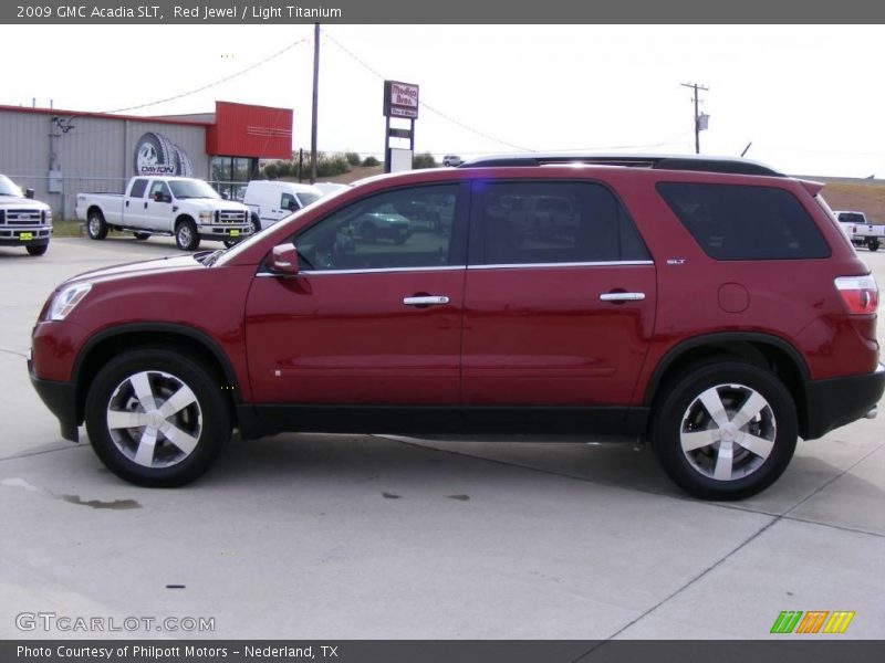 Red Jewel / Light Titanium 2009 GMC Acadia SLT