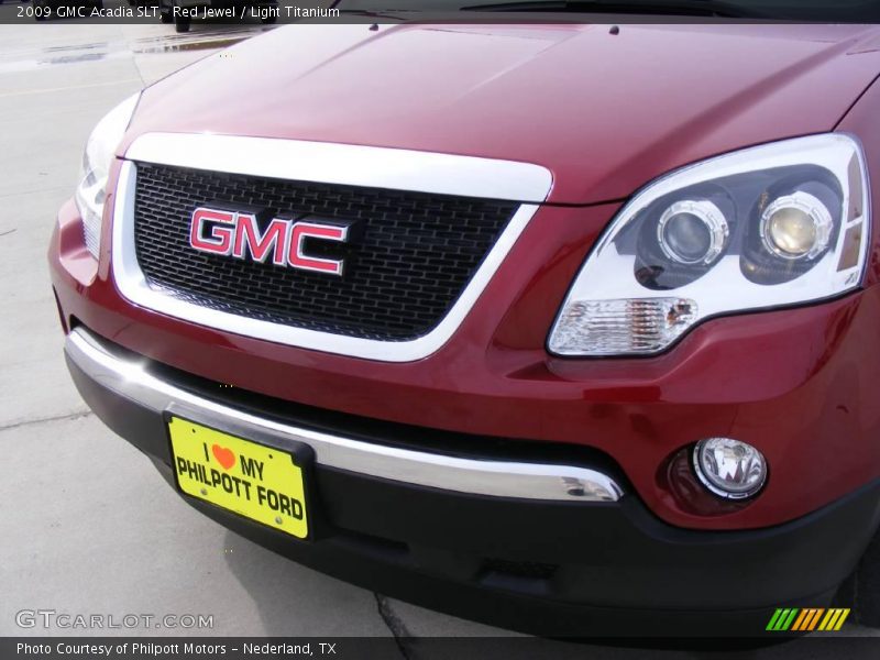 Red Jewel / Light Titanium 2009 GMC Acadia SLT
