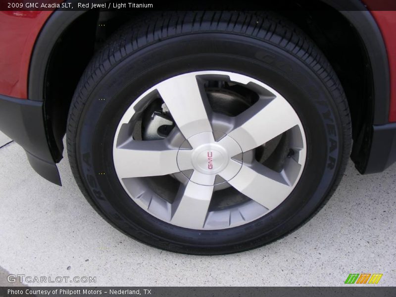 Red Jewel / Light Titanium 2009 GMC Acadia SLT