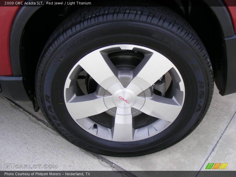 Red Jewel / Light Titanium 2009 GMC Acadia SLT