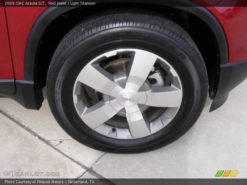 Red Jewel / Light Titanium 2009 GMC Acadia SLT