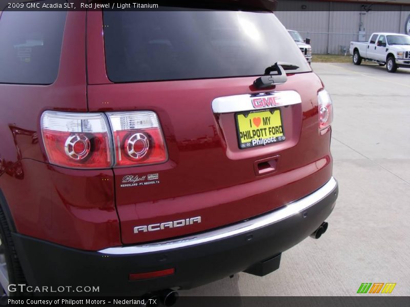 Red Jewel / Light Titanium 2009 GMC Acadia SLT