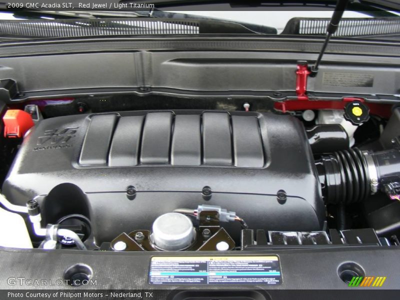 Red Jewel / Light Titanium 2009 GMC Acadia SLT