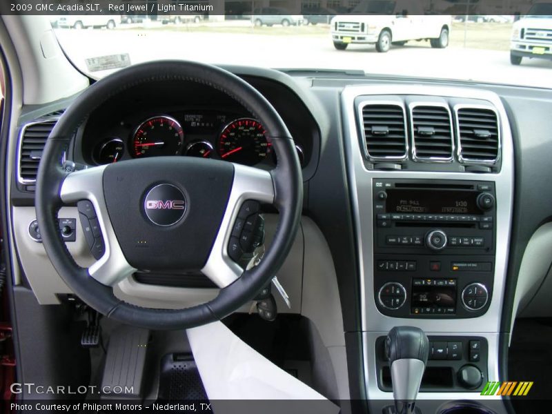 Red Jewel / Light Titanium 2009 GMC Acadia SLT