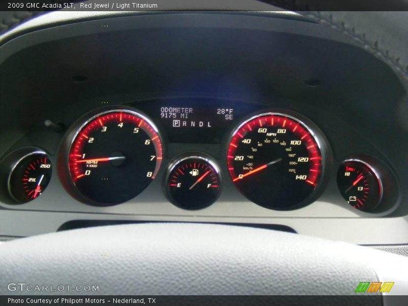 Red Jewel / Light Titanium 2009 GMC Acadia SLT