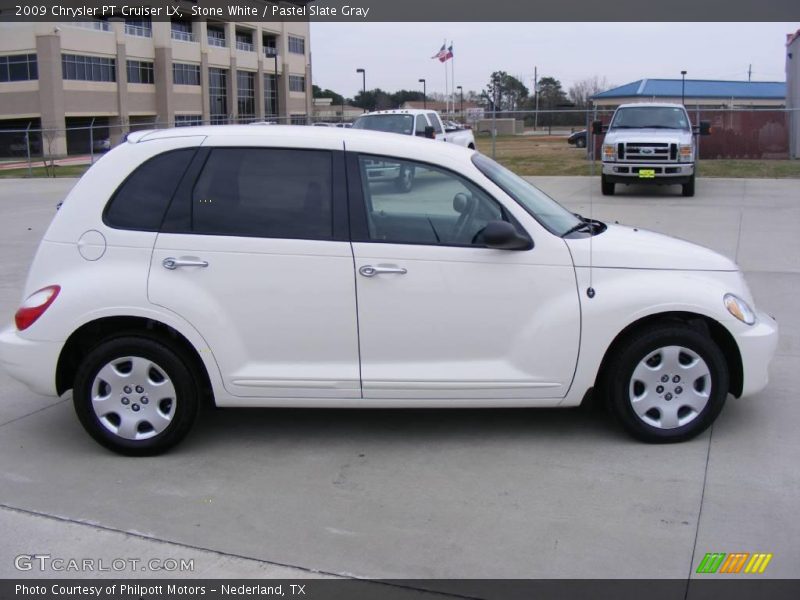 Stone White / Pastel Slate Gray 2009 Chrysler PT Cruiser LX