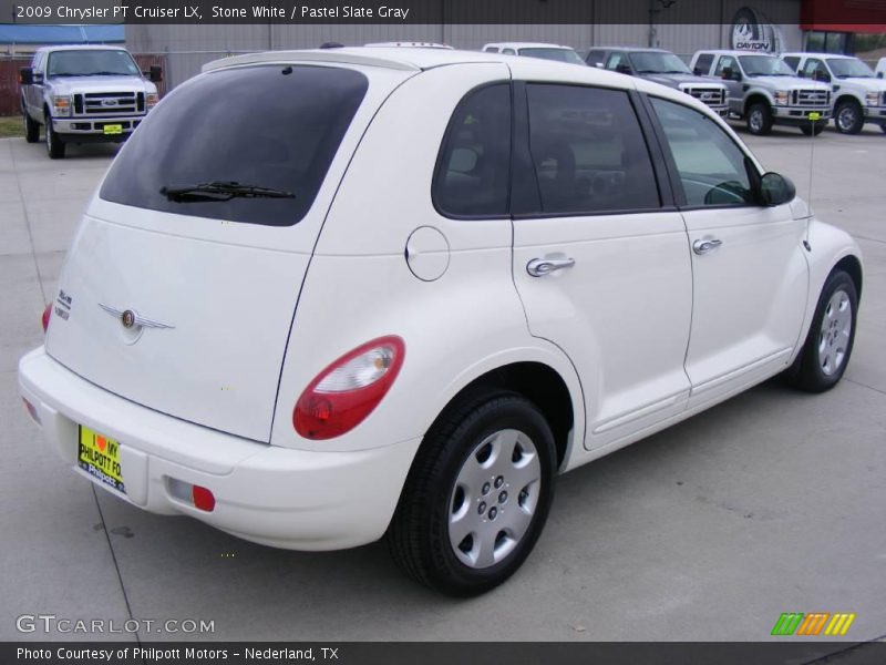 Stone White / Pastel Slate Gray 2009 Chrysler PT Cruiser LX