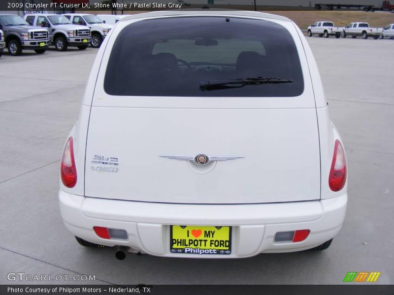 Stone White / Pastel Slate Gray 2009 Chrysler PT Cruiser LX