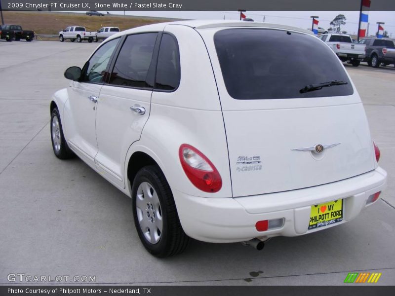 Stone White / Pastel Slate Gray 2009 Chrysler PT Cruiser LX
