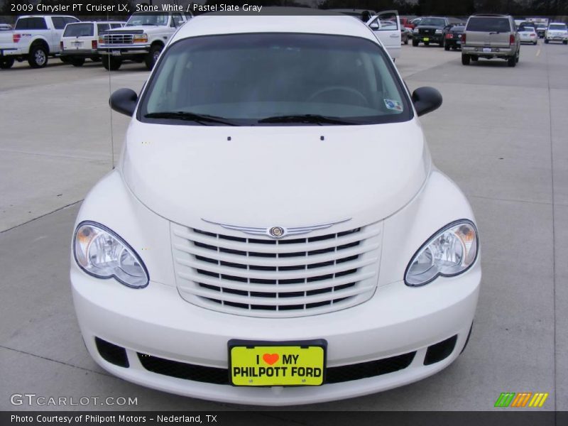 Stone White / Pastel Slate Gray 2009 Chrysler PT Cruiser LX