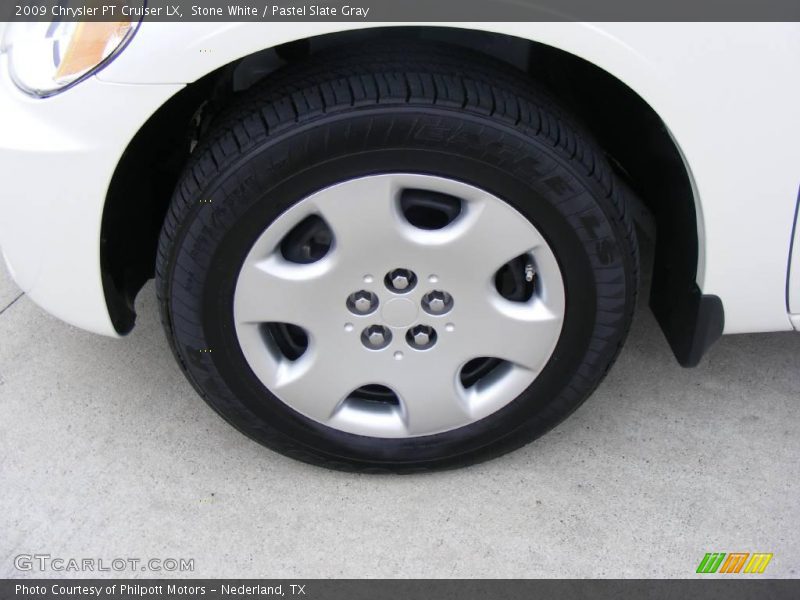 Stone White / Pastel Slate Gray 2009 Chrysler PT Cruiser LX