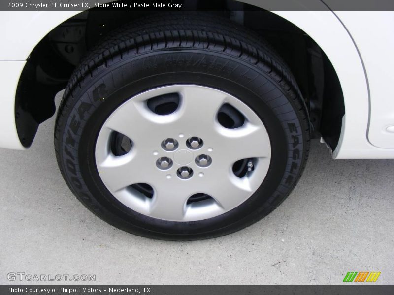 Stone White / Pastel Slate Gray 2009 Chrysler PT Cruiser LX