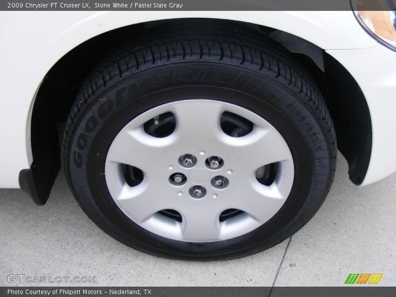 Stone White / Pastel Slate Gray 2009 Chrysler PT Cruiser LX
