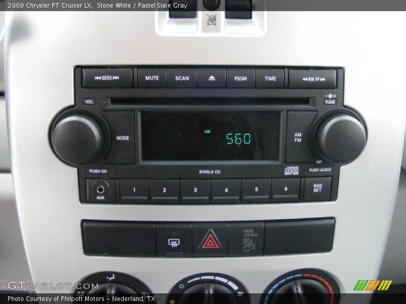 Stone White / Pastel Slate Gray 2009 Chrysler PT Cruiser LX