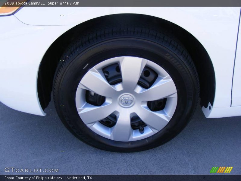 Super White / Ash 2009 Toyota Camry LE