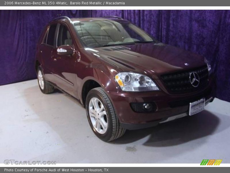Barolo Red Metallic / Macadamia 2006 Mercedes-Benz ML 350 4Matic
