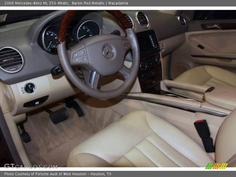 Barolo Red Metallic / Macadamia 2006 Mercedes-Benz ML 350 4Matic