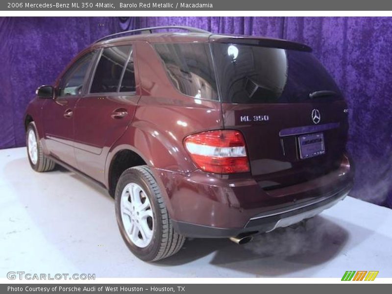 Barolo Red Metallic / Macadamia 2006 Mercedes-Benz ML 350 4Matic