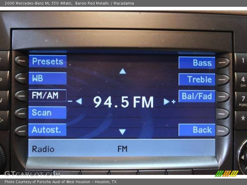 Barolo Red Metallic / Macadamia 2006 Mercedes-Benz ML 350 4Matic