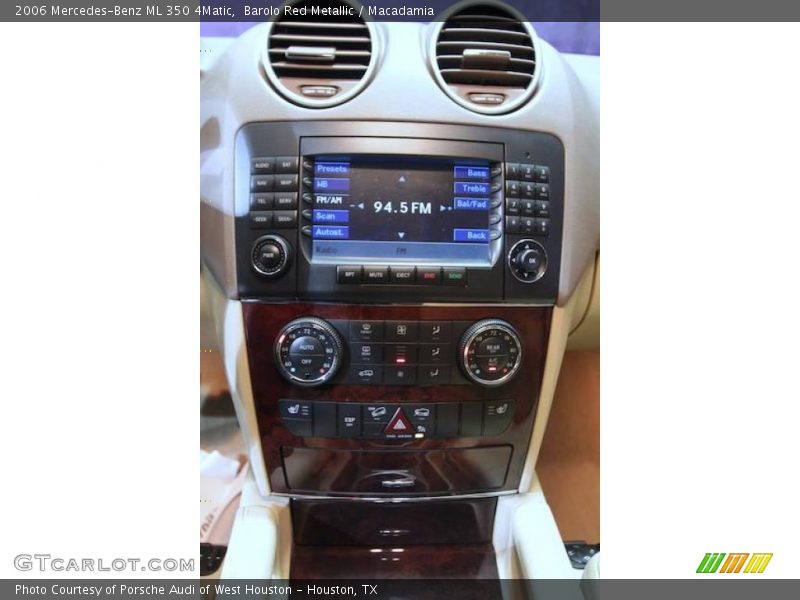 Barolo Red Metallic / Macadamia 2006 Mercedes-Benz ML 350 4Matic