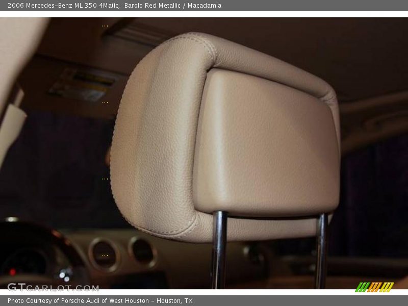 Barolo Red Metallic / Macadamia 2006 Mercedes-Benz ML 350 4Matic
