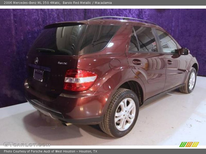 Barolo Red Metallic / Macadamia 2006 Mercedes-Benz ML 350 4Matic