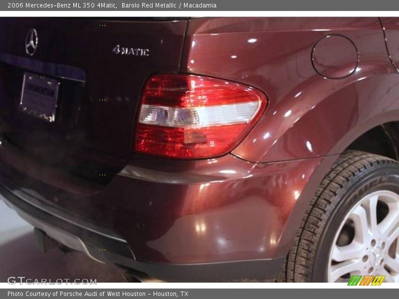 Barolo Red Metallic / Macadamia 2006 Mercedes-Benz ML 350 4Matic