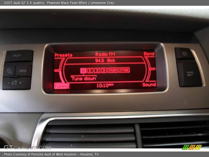 Phantom Black Pearl Effect / Limestone Grey 2007 Audi Q7 3.6 quattro