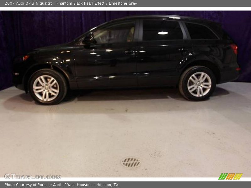 Phantom Black Pearl Effect / Limestone Grey 2007 Audi Q7 3.6 quattro
