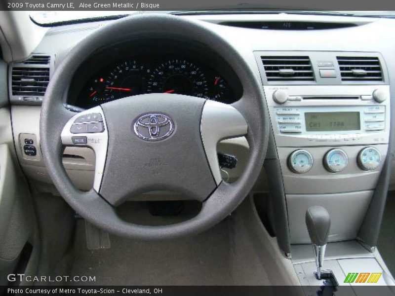 Aloe Green Metallic / Bisque 2009 Toyota Camry LE