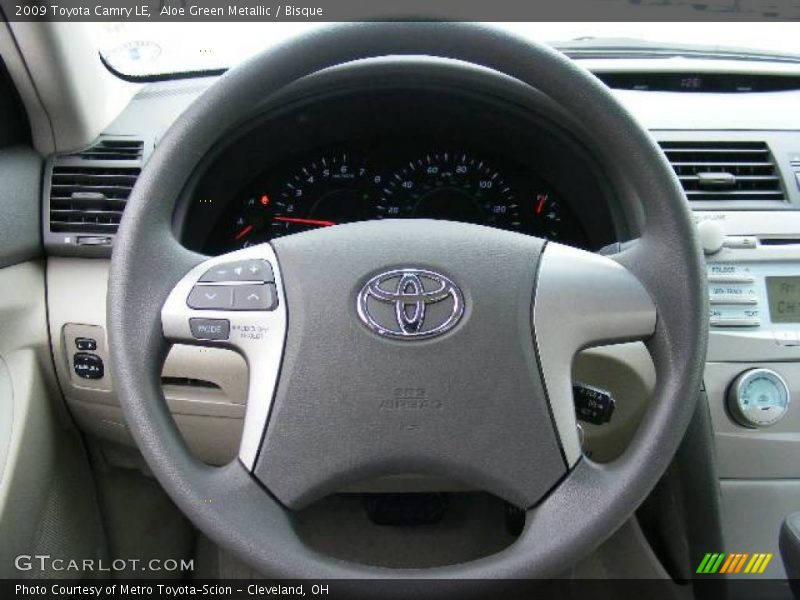 Aloe Green Metallic / Bisque 2009 Toyota Camry LE