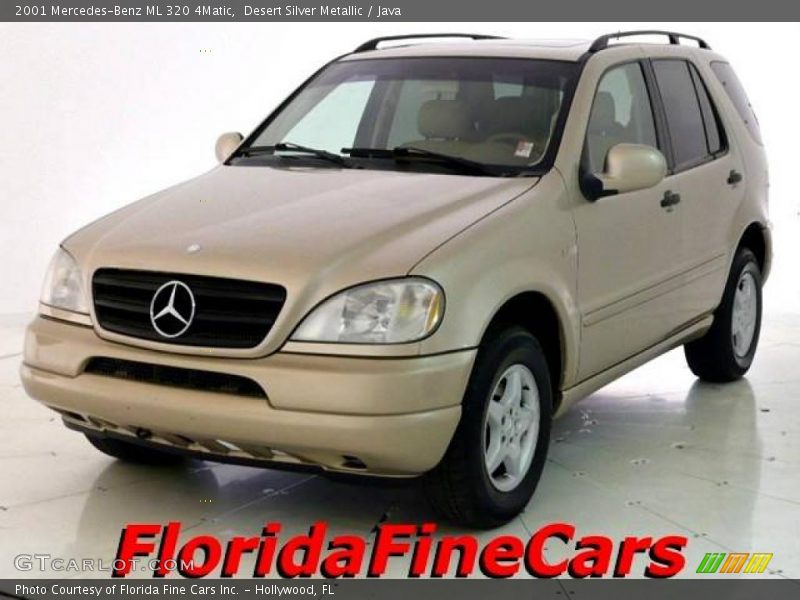 Desert Silver Metallic / Java 2001 Mercedes-Benz ML 320 4Matic