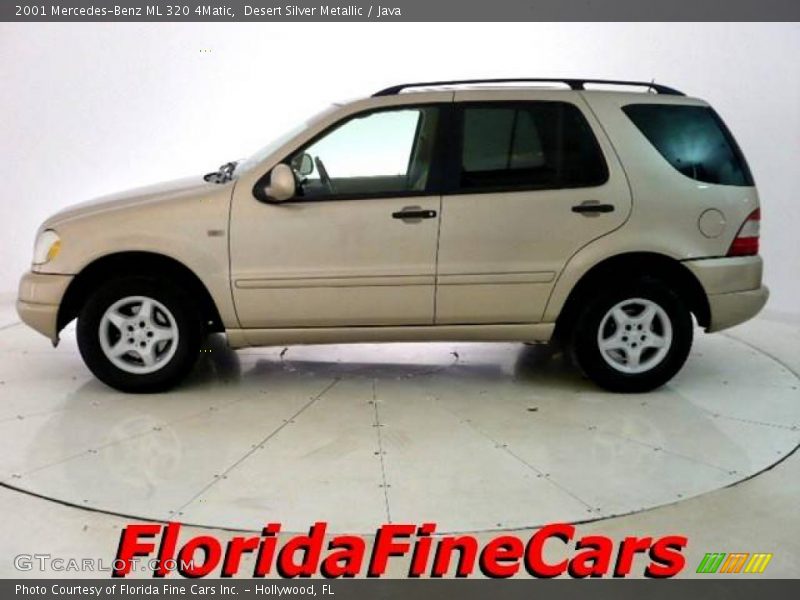 Desert Silver Metallic / Java 2001 Mercedes-Benz ML 320 4Matic