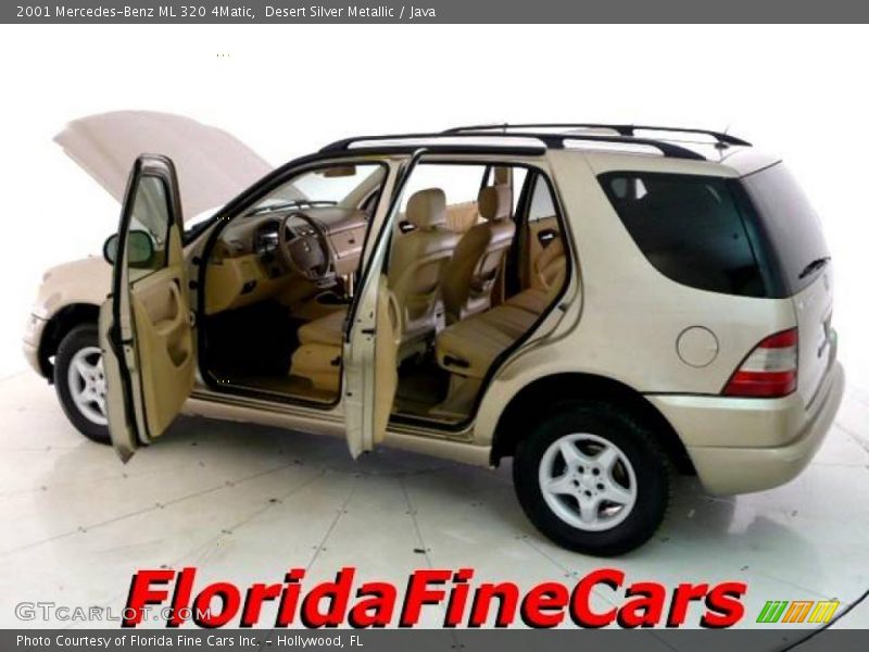 Desert Silver Metallic / Java 2001 Mercedes-Benz ML 320 4Matic