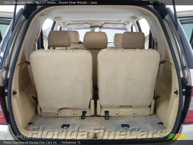 Desert Silver Metallic / Java 2001 Mercedes-Benz ML 320 4Matic