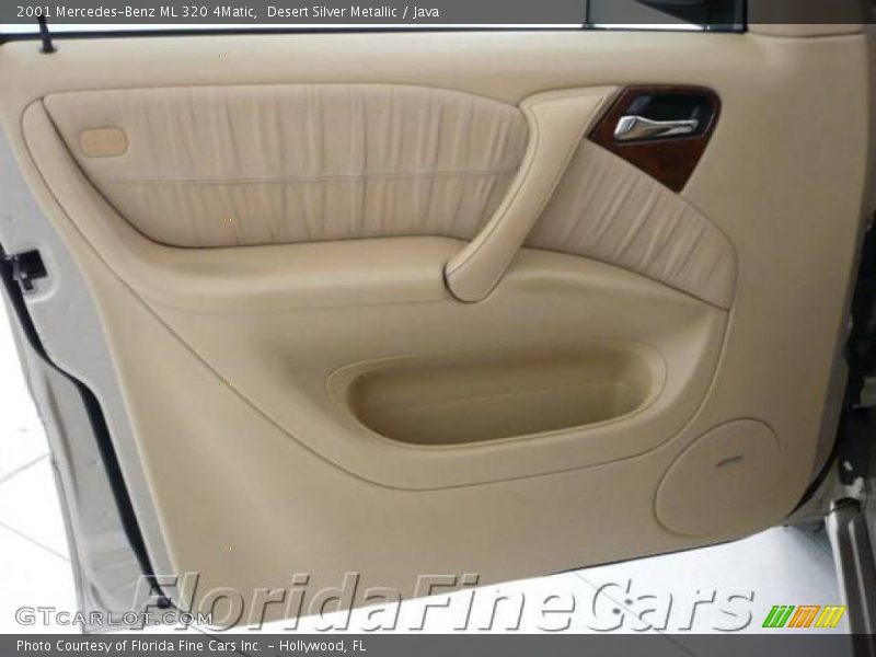Desert Silver Metallic / Java 2001 Mercedes-Benz ML 320 4Matic