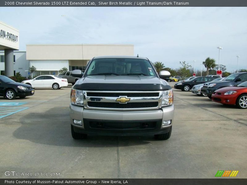 Silver Birch Metallic / Light Titanium/Dark Titanium 2008 Chevrolet Silverado 1500 LTZ Extended Cab