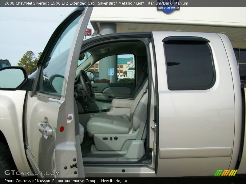 Silver Birch Metallic / Light Titanium/Dark Titanium 2008 Chevrolet Silverado 1500 LTZ Extended Cab