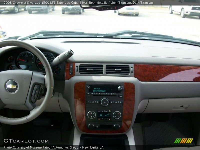 Silver Birch Metallic / Light Titanium/Dark Titanium 2008 Chevrolet Silverado 1500 LTZ Extended Cab