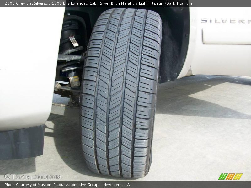 Silver Birch Metallic / Light Titanium/Dark Titanium 2008 Chevrolet Silverado 1500 LTZ Extended Cab