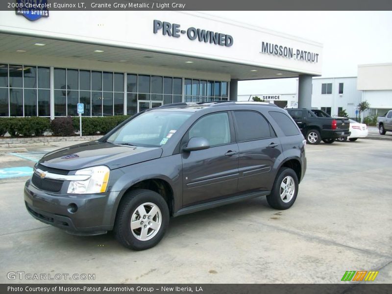Granite Gray Metallic / Light Gray 2008 Chevrolet Equinox LT