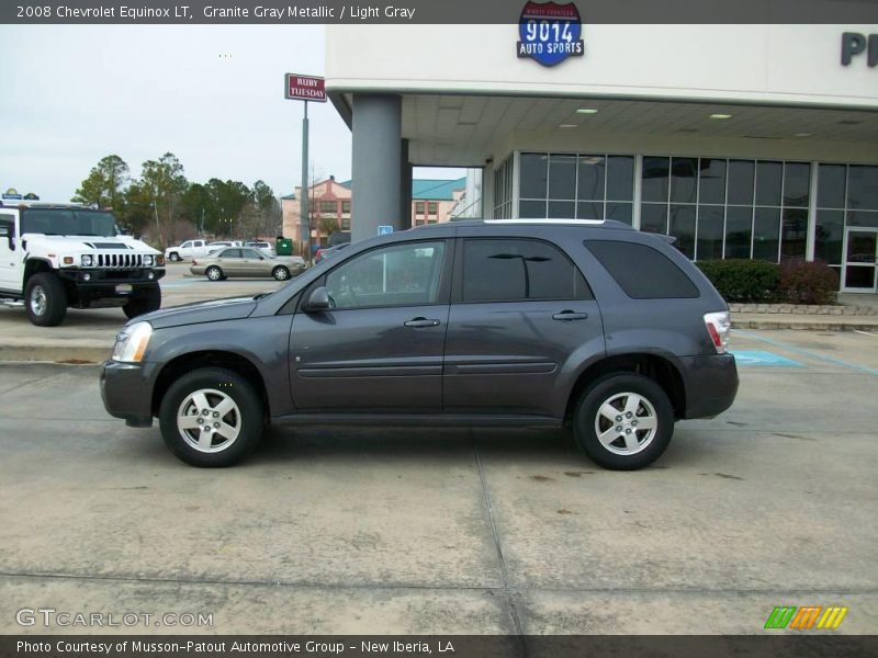 Granite Gray Metallic / Light Gray 2008 Chevrolet Equinox LT