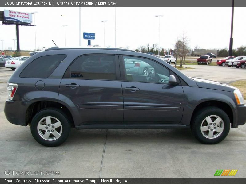 Granite Gray Metallic / Light Gray 2008 Chevrolet Equinox LT