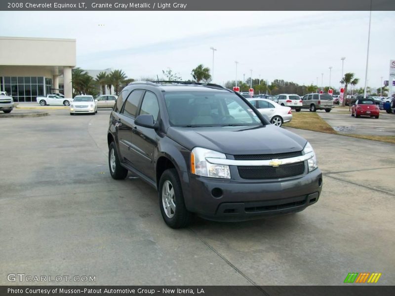 Granite Gray Metallic / Light Gray 2008 Chevrolet Equinox LT
