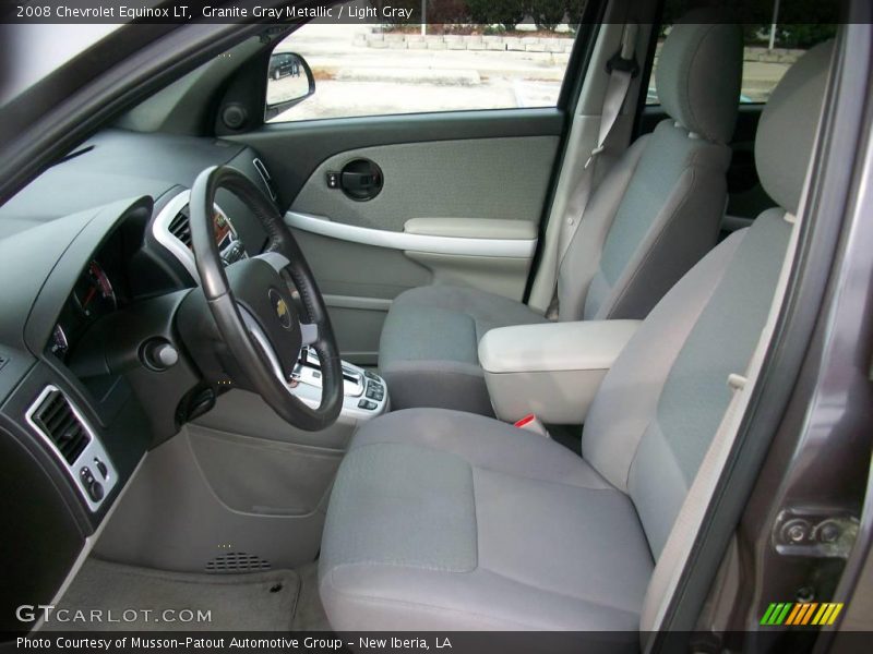 Granite Gray Metallic / Light Gray 2008 Chevrolet Equinox LT