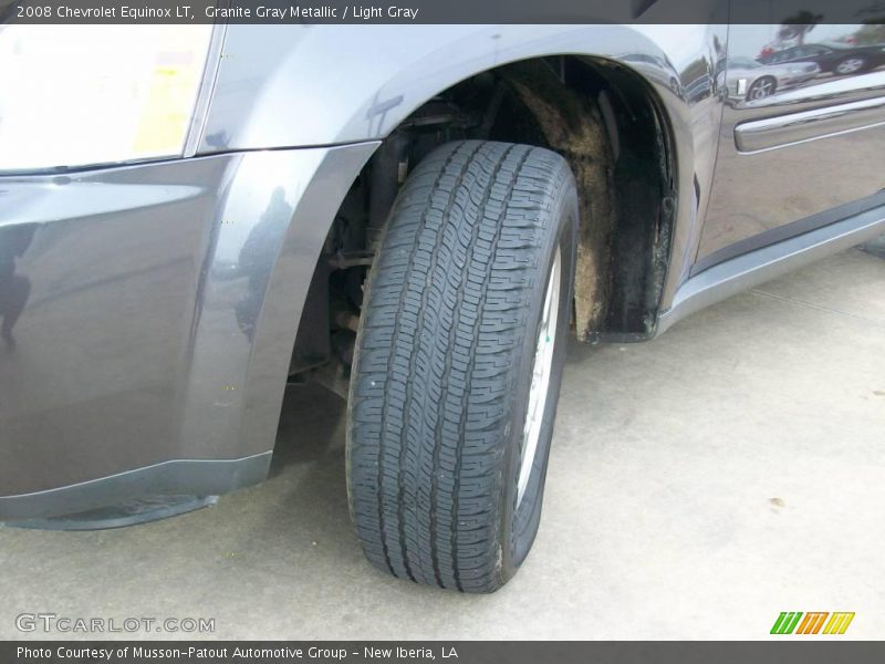 Granite Gray Metallic / Light Gray 2008 Chevrolet Equinox LT