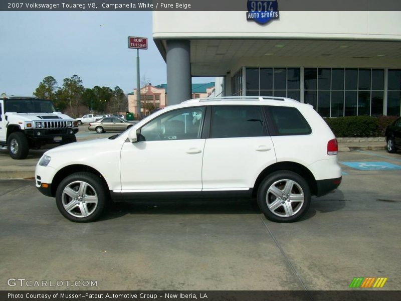 Campanella White / Pure Beige 2007 Volkswagen Touareg V8